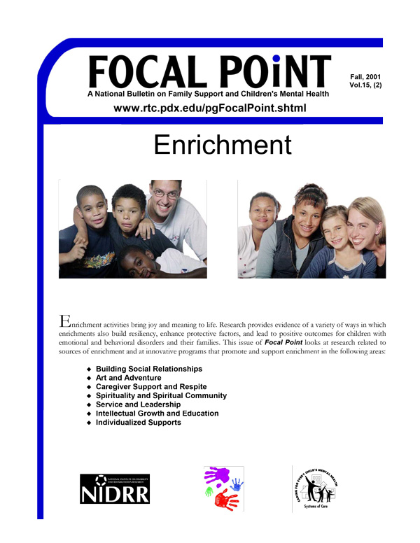 Fall 2001 Focal Point cover