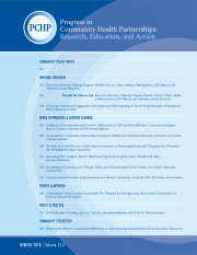 Progress in Community Health Partnerships: Research, Education, and Action