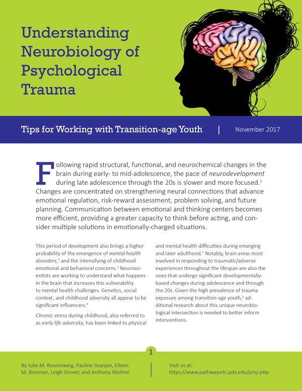 Understanding Neurobiology of Psychological Trauma