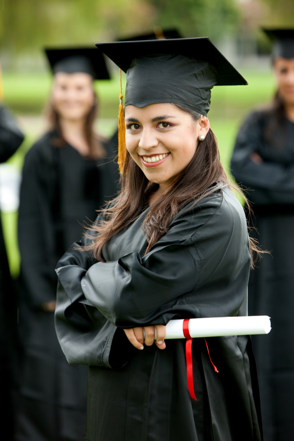 graduate in regalia