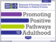 Pathways Transitions Training Modules [enable images to see]