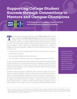 Supporting College Student Success Through Connections to Mentors and Campus Champions [enable images to see]