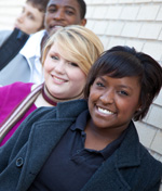 young people standing together [enable images to see]