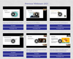 Peer Support webinar series screenshot [enable images to see]